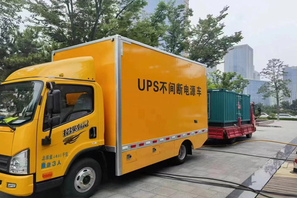 矿区发电机租赁施工现场
