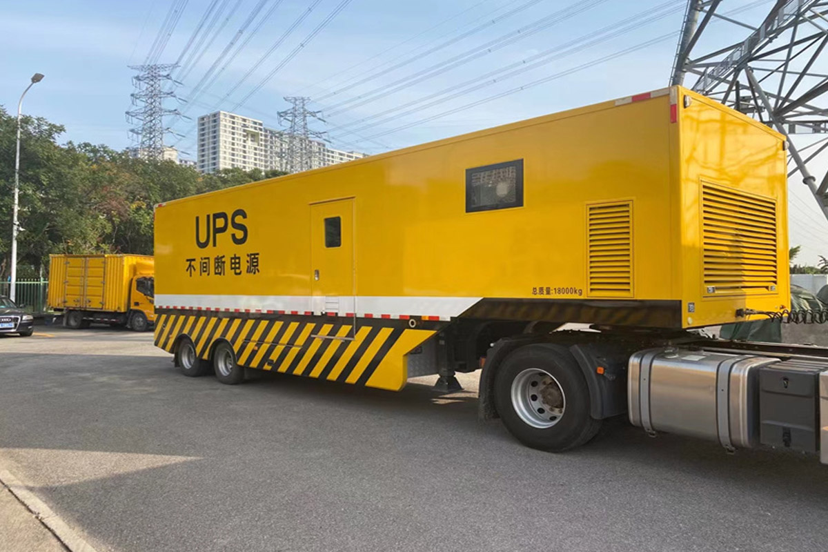 矿区发电机租赁施工现场